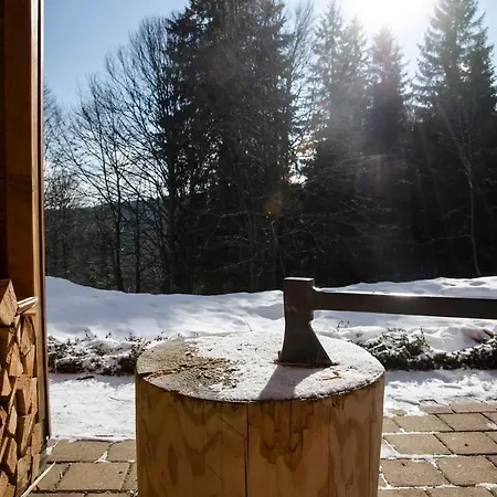 בית נופש Luxus-ferienhaus Blockhaus Nr 2 Toplage Am Mit Sauna, Outdoor-hottub, Kamin Auf 1300m Uem *