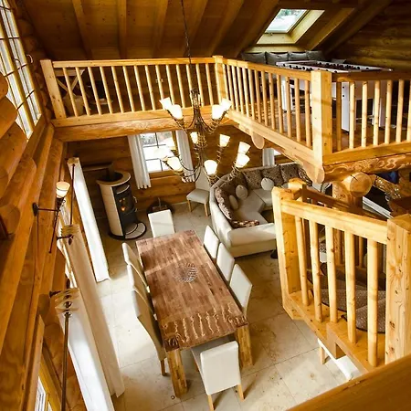 Luxus-ferienhaus Blockhaus Nr 2 Toplage Am Mit Sauna, Outdoor-hottub, Kamin Auf 1300m Uem בית נופש פלדברג