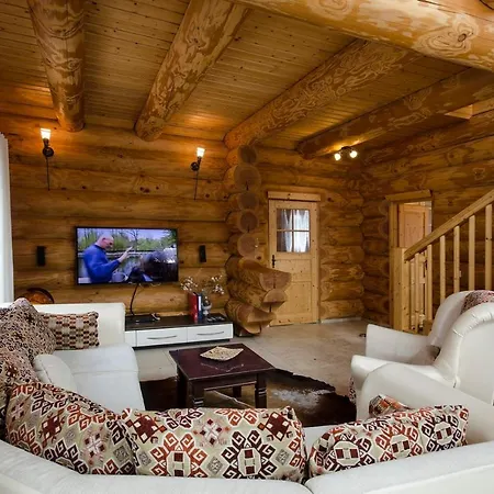בית נופש Luxus-ferienhaus Blockhaus Nr 2 Toplage Am Mit Sauna, Outdoor-hottub, Kamin Auf 1300m Uem *