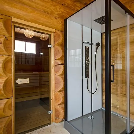 בית נופש Luxus-ferienhaus Blockhaus Nr 2 Toplage Am Mit Sauna, Outdoor-hottub, Kamin Auf 1300m Uem פלדברג
