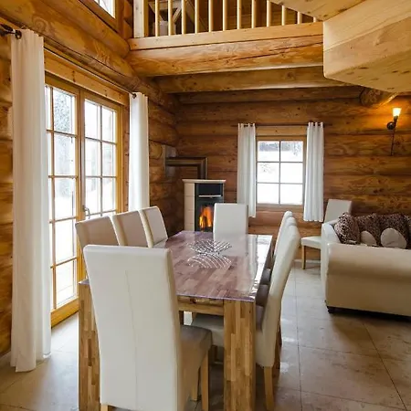 Luxus-ferienhaus Blockhaus Nr 2 Toplage Am Mit Sauna, Outdoor-hottub, Kamin Auf 1300m Uem * פלדברג